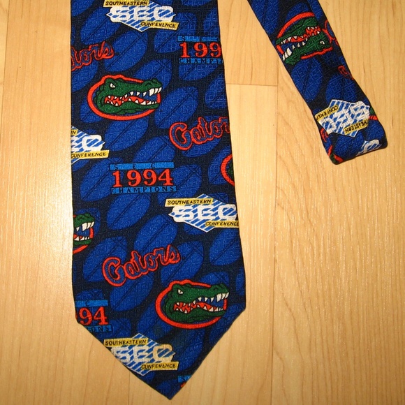🌴 University Of Florida Gators 1994 Football Necktie - Picture 1 of 5